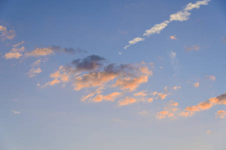 the morning sky with the cloud scene
