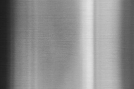 Shiny metal plate,the shiny metal plate reflection with the shadow.The clean metal plate in black and white scene.The polishing metal plate shiny with the shadow.Shiny metal plate by brushing process.の写真素材
