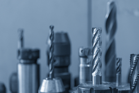 The cutting tool  for the CNC machining  center.The high-precision cutting toolの写真素材
