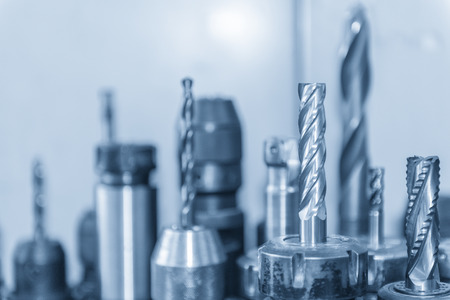 The cutting tool  for the CNC machining  center.The high-precision cutting toolの写真素材