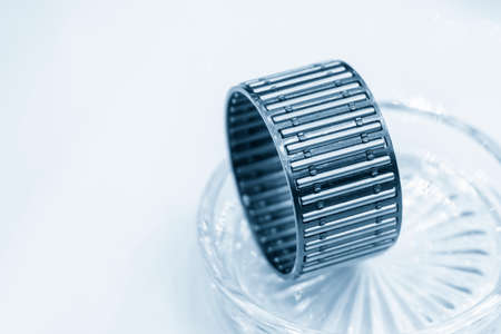 The needle bearing spare part. The mechanical parts manufacturing concept.の写真素材