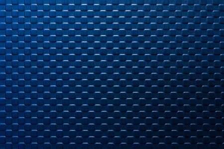 The blue square emboss  texture background with lighting effect. The luxury background texture .