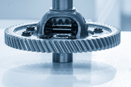 This technical visual showcases specialized automotive gear components, fundamental to modern...
