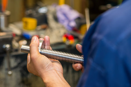 The Manual Inspection and Functional Verification process, where a machine operator is performing...