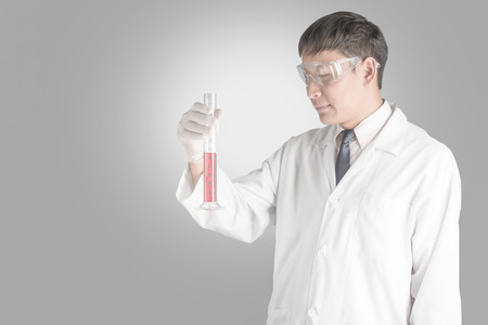 Researchers are experimenting.Concepcion research.の写真素材
