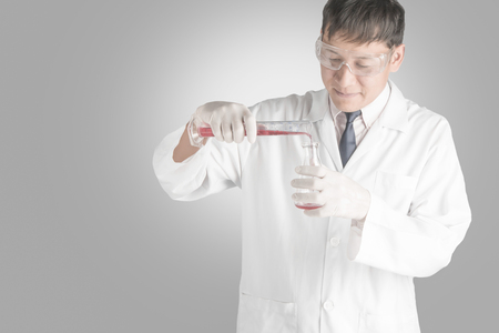 Researchers are experimenting.Concepcion research.の写真素材