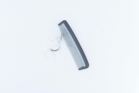 Health Scene Hair weak On the comb.の写真素材