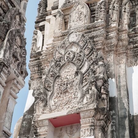 The Architecture oldAsian built of stone.の写真素材