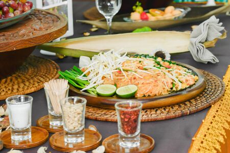 The art of Table decorated Asia in Thailand.の写真素材