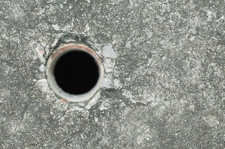 Abstract texture from close-up photography of concrete floor.の写真素材