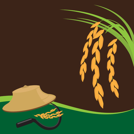 Farming hat.のイラスト素材