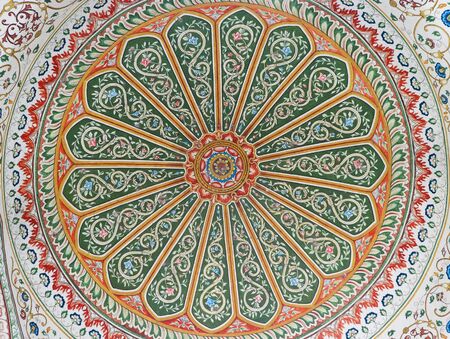 Art craft dome marble of Pinjore garden at Ambala-Shimla Highway, Pinjore, Chandigarh, Haryana, Indiaの写真素材