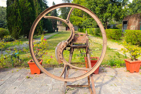 equipment used in agriculture for harvesting purposeのeditorial素材