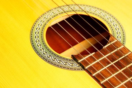 Acoustic Guitar Macro                       の写真素材