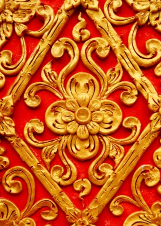 decorative vintage background in thai style                     の写真素材