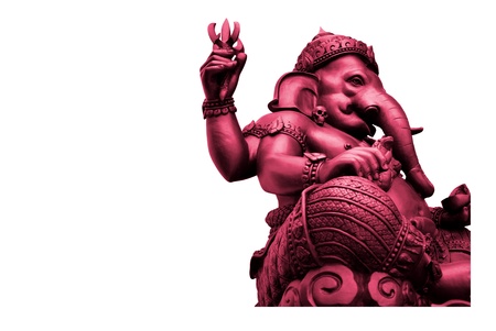 Pink Ganesha, God of Hinduの写真素材