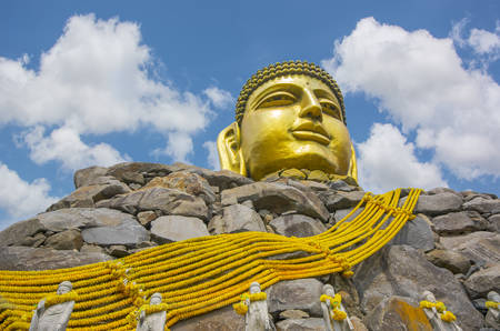 Golden Graet Buddha, Koreaの写真素材