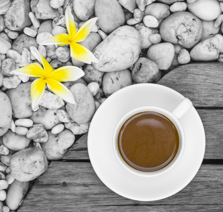 A White Cup of Coffeeの写真素材