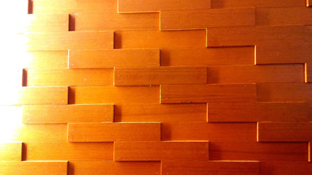 Wooden texture with lightの素材