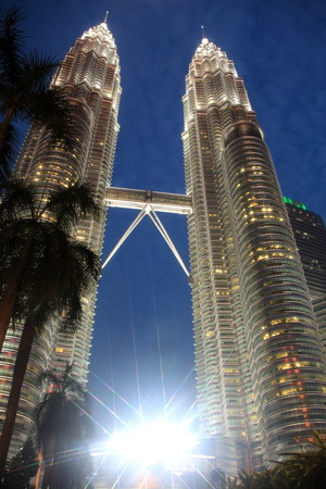 Petronas Twin  Towers in Malaysiaのeditorial素材