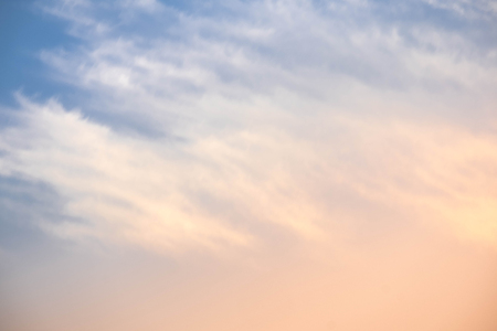 Altostratus cloud in sunset sky background for art decoration wallpaperの写真素材