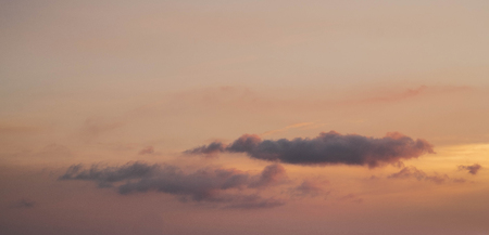 beautiful of abstract cumulustratus cloud in sunset background for forecast and meteorology conceptの写真素材