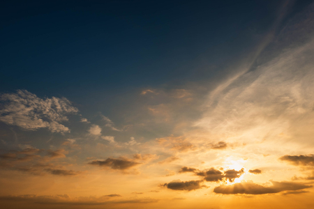 beautiful of abstract cumulustratus cloud in morning background for forecast and meteorology conceptの写真素材