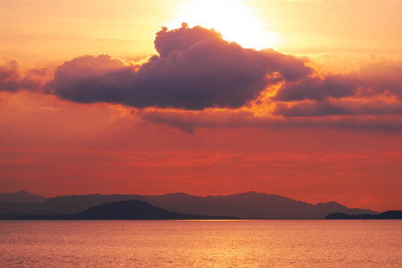 abstract of Cumulonimbus cloud in afternoon background for forecast and meteorology conceptの写真素材
