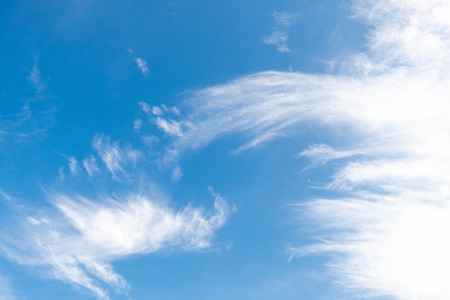 abstract of  Altostratus cloud in blue sky background for forecast and meteorology conceptの写真素材