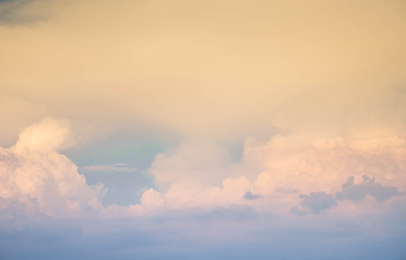 beautiful of abstract cumulustratus cloud in morning background for forecast and meteorology conceptの写真素材