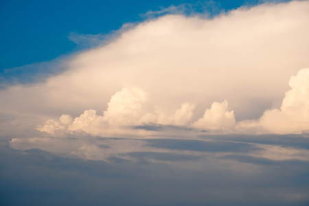 beautiful of abstract cumulustratus cloud in morning background for forecast and meteorology conceptの写真素材