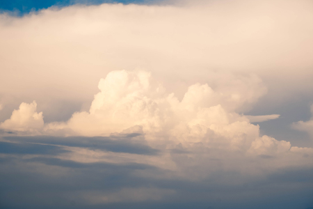 beautiful of abstract cumulustratus cloud in morning background for forecast and meteorology concept