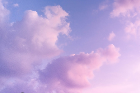 sky and cloud in bright and Colorful smooth sky in sunset