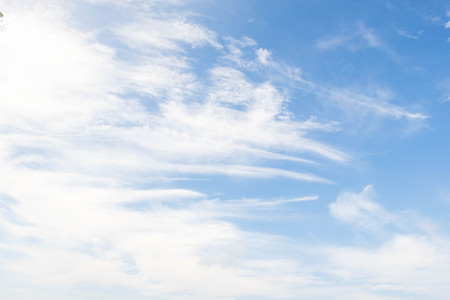 abstract of  Altostratus cloud in blue sky background for forecast and meteorology conceptの写真素材