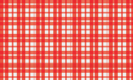 red and white Thai loincloth Seamless Tartan Pattern Background.  Trendy Tiles Vector Illustration...