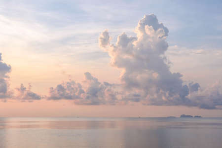 Colorful of skyscape and beautiful cloudの写真素材