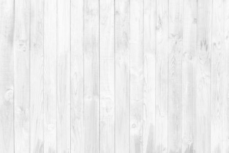 The texture of the wall, white wood panels for background and wallpaper decorationの写真素材