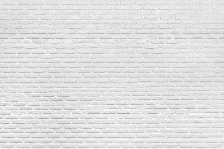 Modern white brick wall texture for background and wallpaper decorationの写真素材