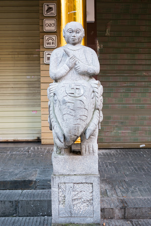 Chinese style elephant statue in Changsha city,Hunan, Chinaの写真素材