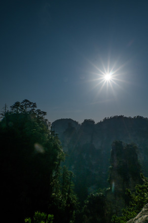 Zhangjiajie Wulingyuan National Park, Hunan, chinaの写真素材