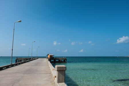 Chaloklum pier, Koh Phangan, Suratthani, Thailandの写真素材