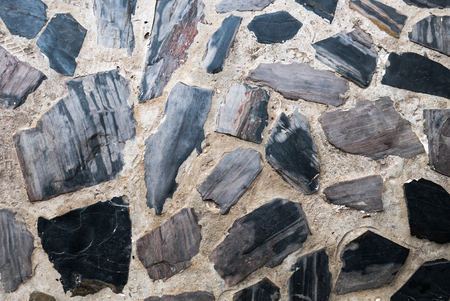 Background texture of concrete with stone floor.の写真素材