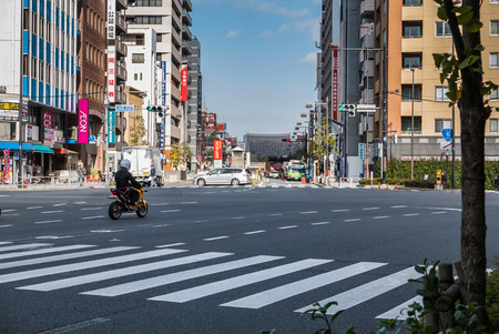 TOKYO, JAPAN - November 30 2015: Asakusa, Tokyo. Asakusa is a famous tourism district with famous temple Sensoji and Tokyo Sky Treeのeditorial素材