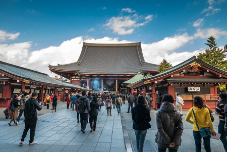 Tokyo, Japan - Nov 30, 2015 : Visitors walk through Sensoji Temple in Tokyo, Japan. It is the most famous buddhist temple in Asakusa district, one of the main tourist attraction in Tokyo, Japan.
Description
Sensoji Temple, the famous tourist attraction inのeditorial素材