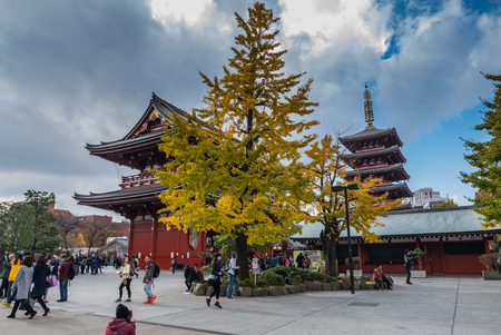 Tokyo, Japan - Nov 30, 2015 : Visitors walk through Sensoji Temple in Tokyo, Japan. It is the most famous buddhist temple in Asakusa district, one of the main tourist attraction in Tokyo, Japan.
Description
Sensoji Temple, the famous tourist attraction inのeditorial素材