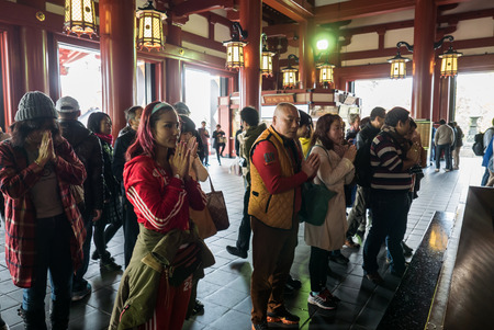 Tokyo, Japan - Nov 30, 2015 : Visitors walk through Sensoji Temple in Tokyo, Japan. It is the most famous buddhist temple in Asakusa district, one of the main tourist attraction in Tokyo, Japan.
Description
Sensoji Temple, the famous tourist attraction inのeditorial素材