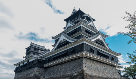 Kumamoto castle in Kumamoto, Japanのeditorial素材