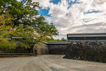 Kumamoto castle in Kumamoto, Japanのeditorial素材