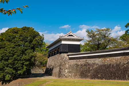 Kumamoto castle in Kumamoto, Japanのeditorial素材