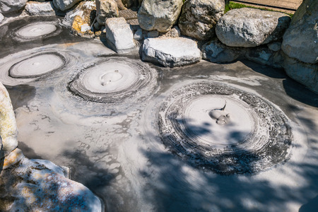 Oniishibozu Jigoku in Beppu, Oita, Japan.